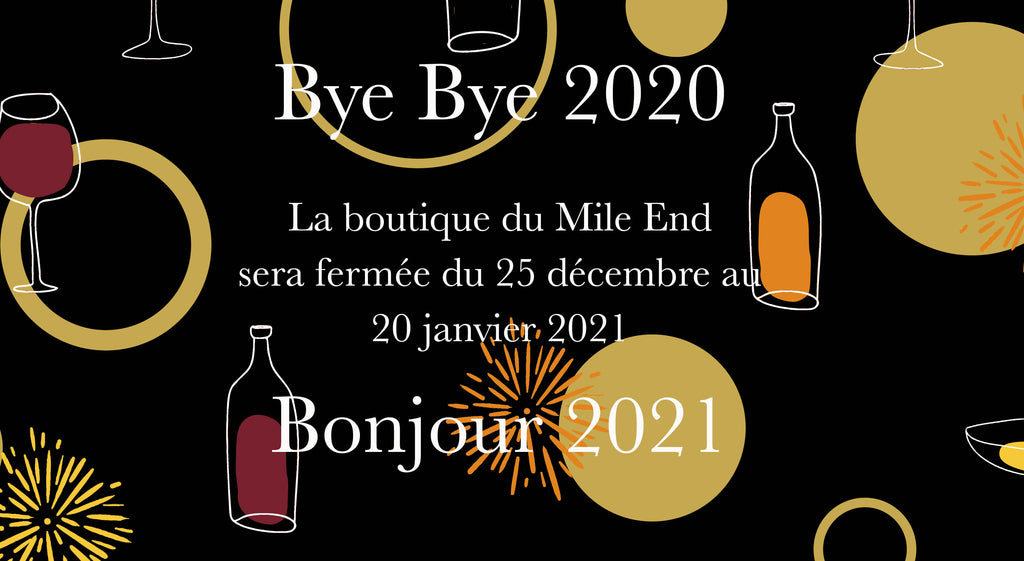 Fermeture temporaire de la boutique du Mile End