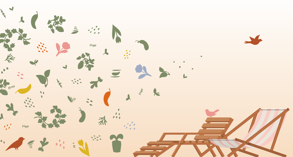 Bref, on aménage la cour pour l'arrivée du printemps