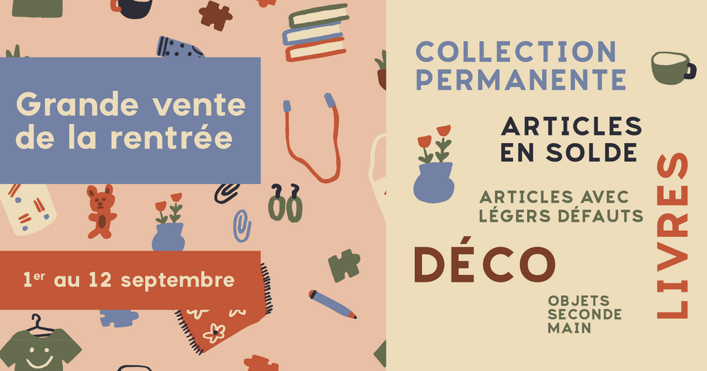 Grande vente de la rentrée --- on fait du ménage !