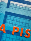 Affiche risographie 'La Piscina'