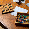 Colorful wooden sudoku game