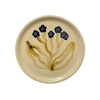 Small Forget-Me-Not stoneware plate
