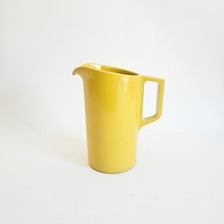Vintage mustard melamine pitcher