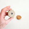 Vintage salt and pepper shaker set with small shortbread cookies