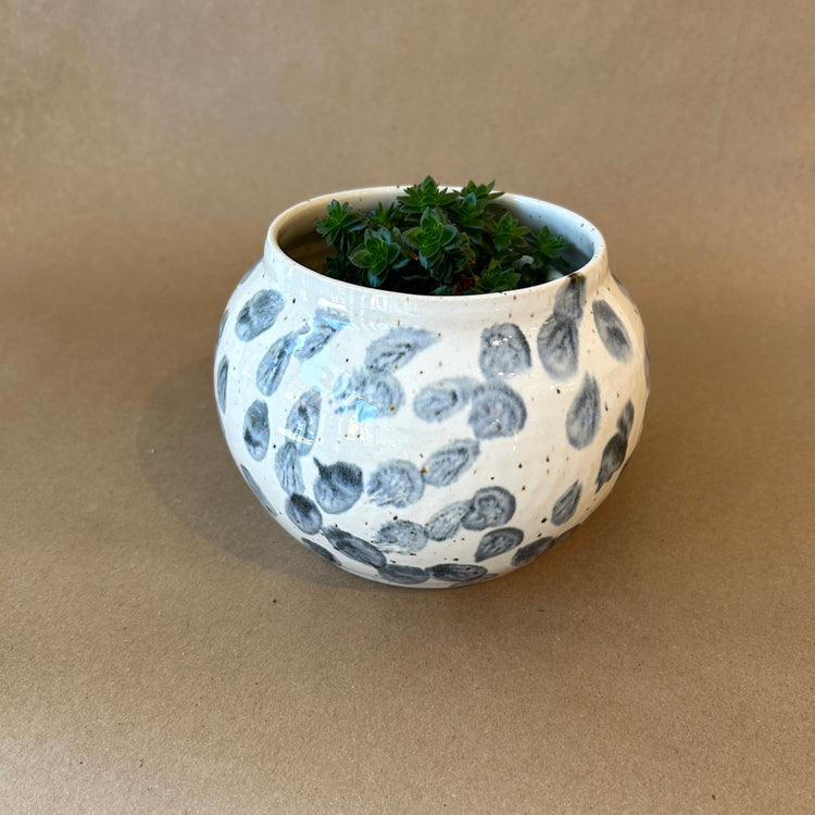 Large abstract ceramic mug no.143