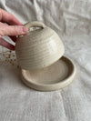Ceramic cream butter dish