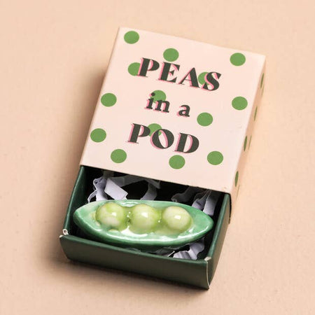 Small ceramic lucky charm Peas