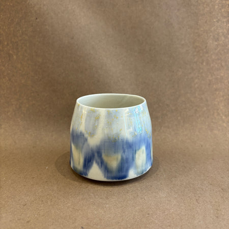 Abstract ceramic tea bowl #46