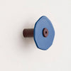 Corte cobalt and burgundy wall hook