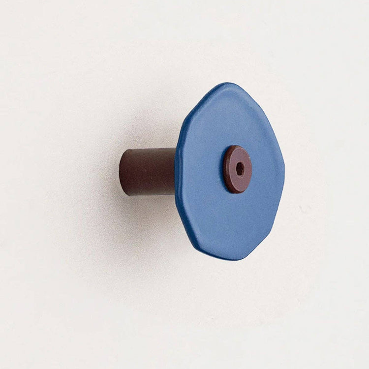 Corte cobalt and burgundy wall hook