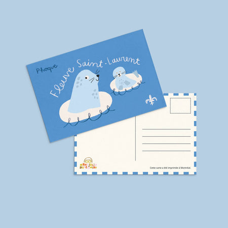 Seal postcard
