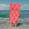 Poppy bath towel