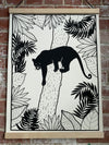 Screen-printed poster 'Panther'