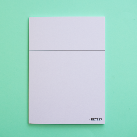 Carnet ligné rose pâle