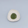 Green Ceramic Grid Egg Tray