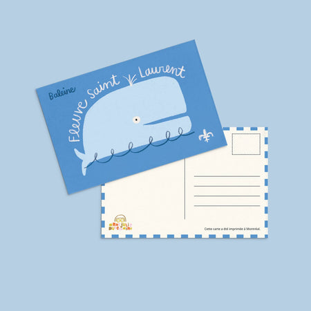 Carte postale Baleine