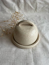 Ceramic cream butter dish
