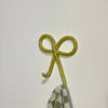 Mustard Crochet Bow