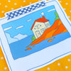 House on the Hill Sticker