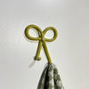 Mustard Crochet Bow