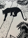 Screen-printed poster 'Panther'