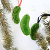 Pickle Glass Christmas Ornament