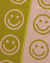 Grande serviette Smiley ocre