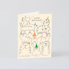 Happy Birthday Animal Greeting Card
