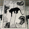 Screen-printed poster 'Panther'
