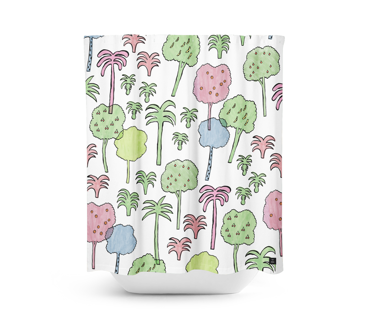 Shower curtain 'The banana tree'
