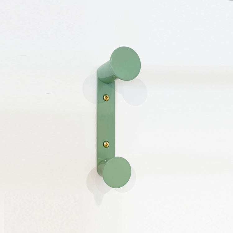 Pale green double crochet