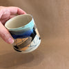 Abstract ceramic tea bowl #44