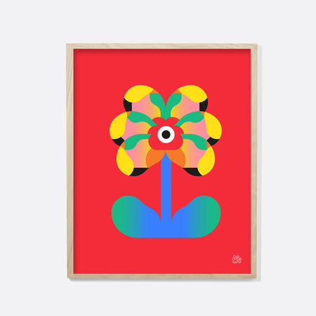 'Blooming' poster