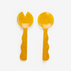 Yellow Resin Salad Utensils