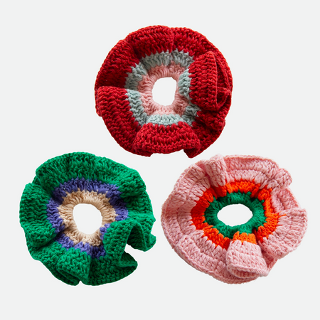 Chouchou crochet [couleurs variées]