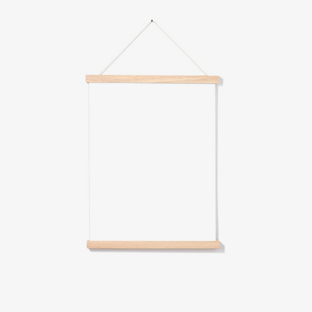 Oak magnetic poster holder 8in / 20cm