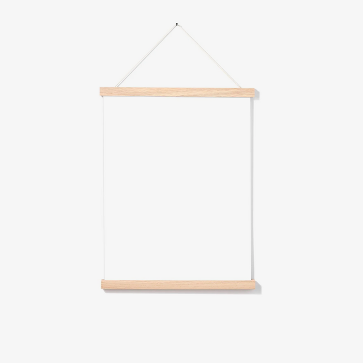 Oak magnetic poster holder 8in / 20cm