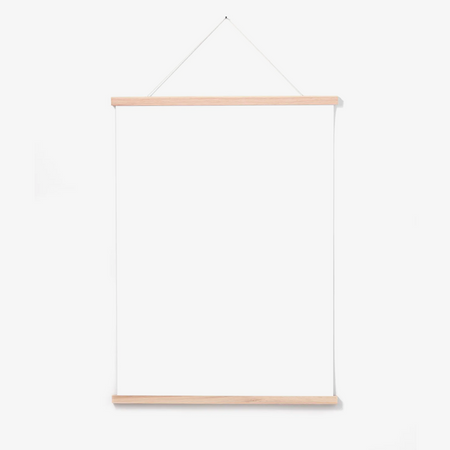 Oak magnetic poster holder 20in / 51cm