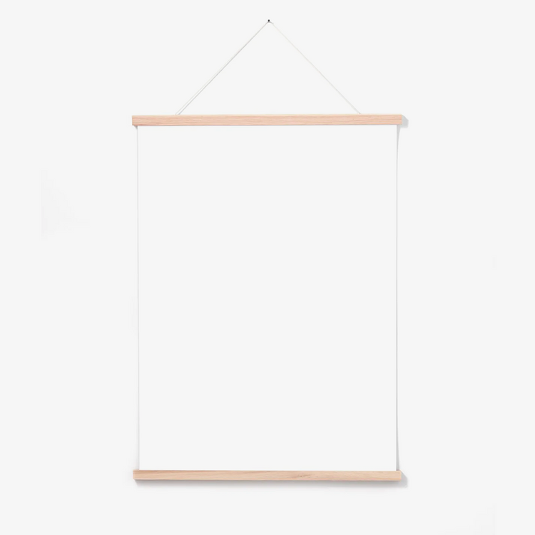 Support affiche magnétique chêne 20po / 51cm
