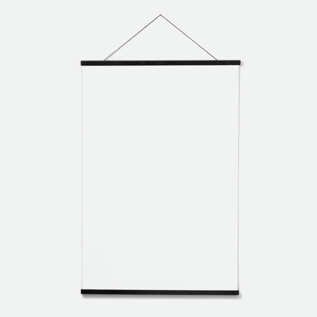 Black magnetic poster holder 24in / 61cm