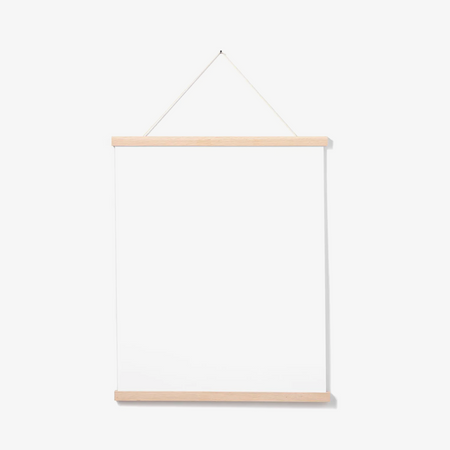 Oak magnetic poster holder 16in / 40.5cm