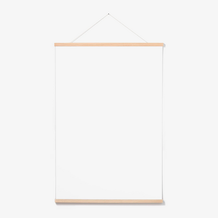 Oak magnetic poster holder 24in / 61cm
