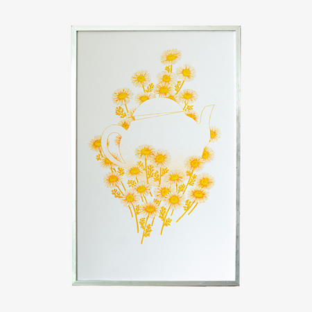 Risography poster 'Chamomile'