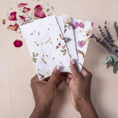 DIY set making flower paper