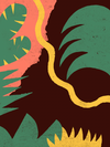'Brown Plants' Poster