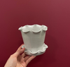 Frilly planter