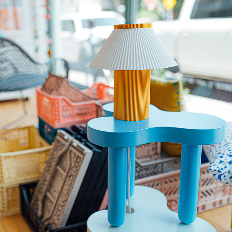 Yellow Shade Lamp