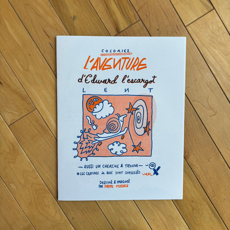 Coloring book 'The Adventure of Edward the Slow Snail'