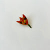 Tulip ceramic brooch