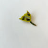 Tulip ceramic brooch